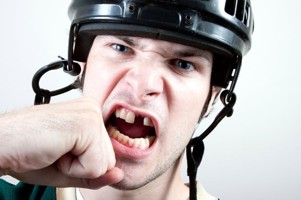 hockey mouth guard teeth