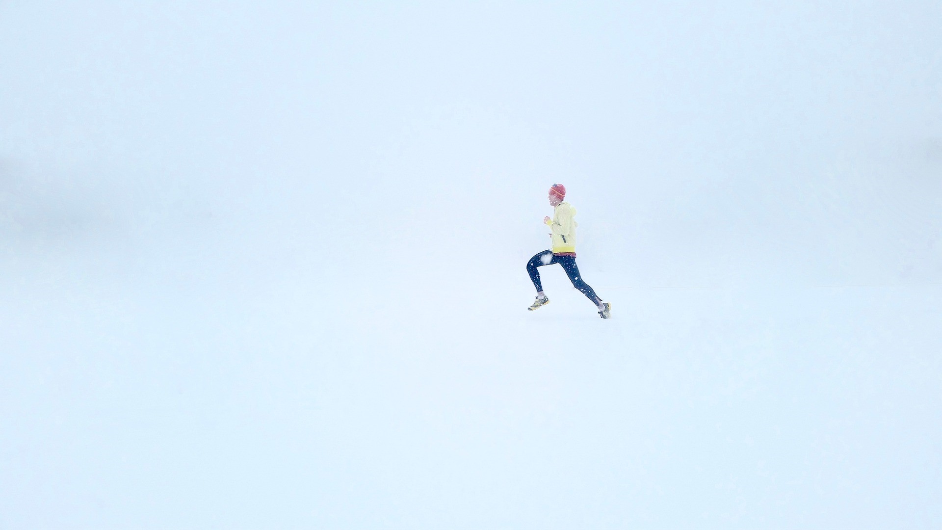 running man snow-1